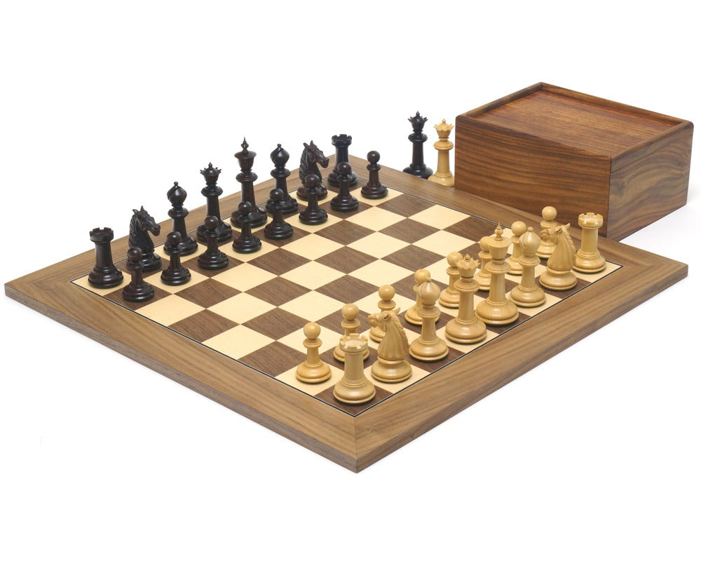 Ensemble d'Échecs de Bath en Palissandre et Noyer