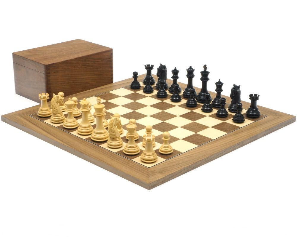 Ensemble d'Échecs Gambit en Noyer