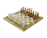 Jeu d’échecs Alghero en onyx et marbre