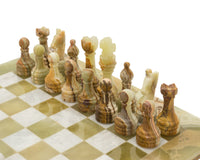 Jeu d’échecs Alghero en onyx et marbre