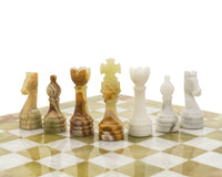 Jeu d’échecs Alghero en onyx et marbre