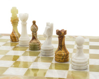 Jeu d’échecs Alghero en onyx et marbre