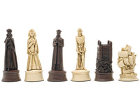 Pièces d’échecs Berkeley Chess Elizabethan Russet