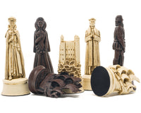 Pièces d’échecs Berkeley Chess Elizabethan Russet