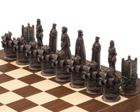 Pièces d’échecs Berkeley Chess Elizabethan Russet