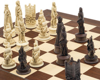 Pièces d’échecs Berkeley Chess Elizabethan Russet