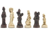 Berkeley Chess Stars du cinéma — Pièces d’échecs de couleur rousse