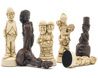Berkeley Chess Stars du cinéma — Pièces d’échecs de couleur rousse