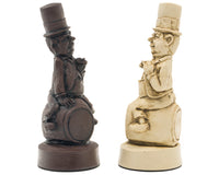 Berkeley Chess Stars du cinéma — Pièces d’échecs de couleur rousse