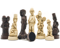 Berkeley Chess Stars du cinéma — Pièces d’échecs de couleur rousse