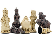 Berkeley Chess Alice in Wonderland Pièces d’échecs rousses