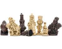 Berkeley Chess Alice in Wonderland Pièces d’échecs rousses
