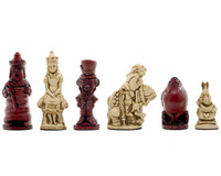 Berkeley Chess — Alice au pays des merveilles — Pièces d’échecs Cardinal