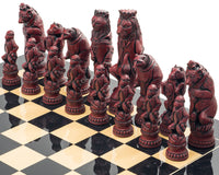 Berkeley Chess Reynard the Fox — Pièces d’échecs Cardinal