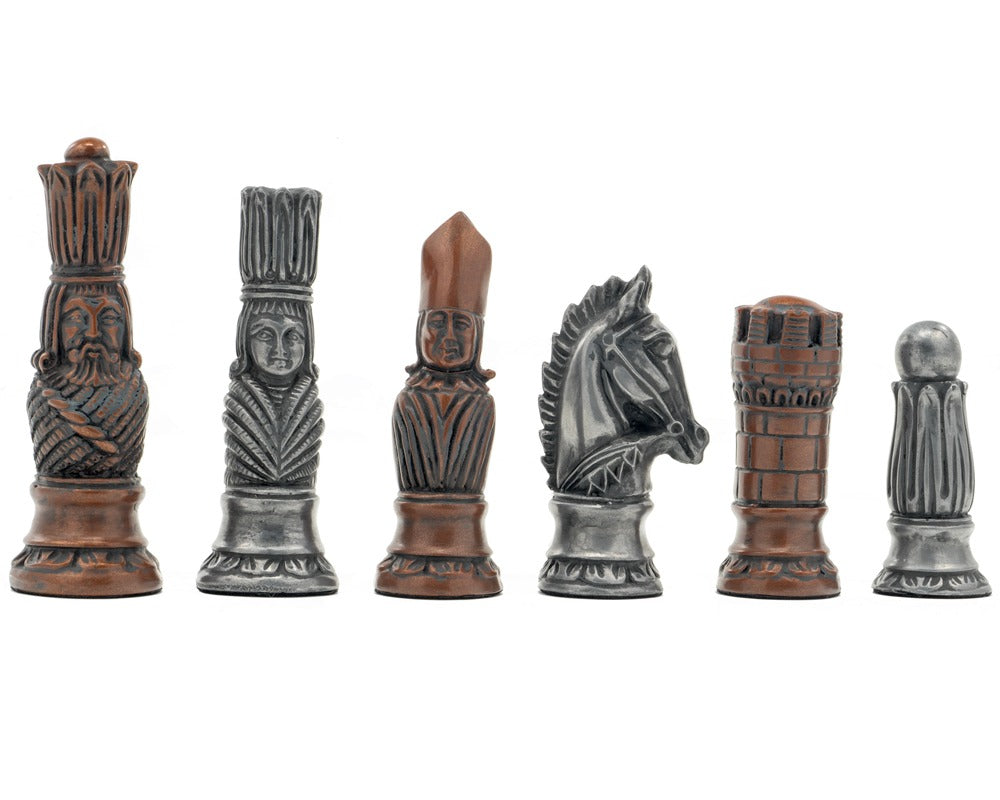 Pièces d’échecs victoriennes métalliques Berkeley Chess