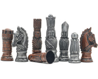 Pièces d’échecs victoriennes métalliques Berkeley Chess