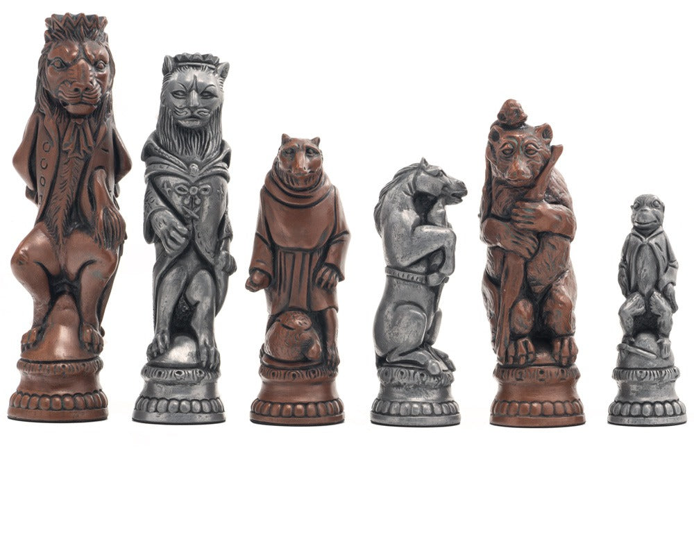Berkeley Chess Reynard the Fox Pièces d’échecs métalliques