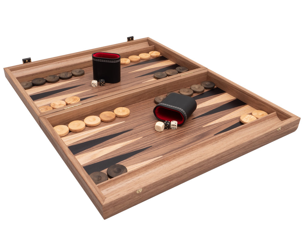 Set de Backgammon Tournament Noyer & Érable Premium Edition