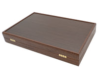 Jeu de Backgammon Manopoulos en wengé et loupe de noyer