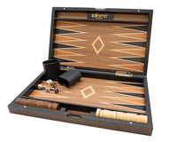 Italfama Jeu de backgammon pliant en bois avec sac de protection