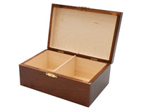 Boîtier Numéro 5 en Bois de Bouleau pour Pièces d'Échecs – Foncé