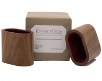 Gobelets de Dés Deluxe en Bois Massif pour le Backgammon