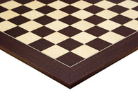 Échiquier de luxe en wengé et en érable, 60 cm