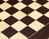 Échiquier de luxe en wengé et en érable, 60 cm