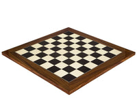 21.7 Inch Black Anegre and Palisander Deluxe Chess Board with High Gloss Finish and 2.2 Inch Playing Squares