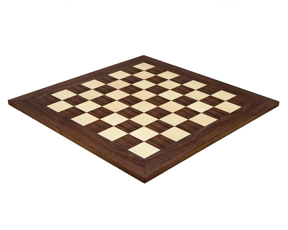 21.7 Inch Montgoy Palisander and Maple Deluxe Chess Board (échiquier de luxe en palissandre et érable)