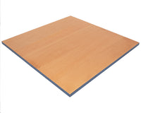 Échiquier laqué bleu de luxe en érable — 50 cm
