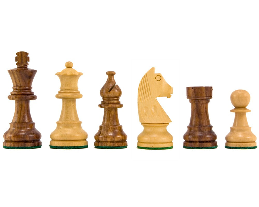 Cavalier à tête basse Sheesham Staunton Pièces d'échecs 2.5 Inches