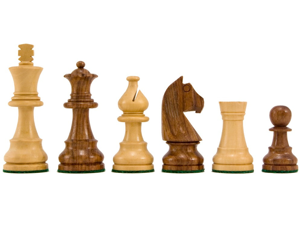 Cavalier à tête basse Sheesham Staunton Pièces d'échecs 3 pouces
