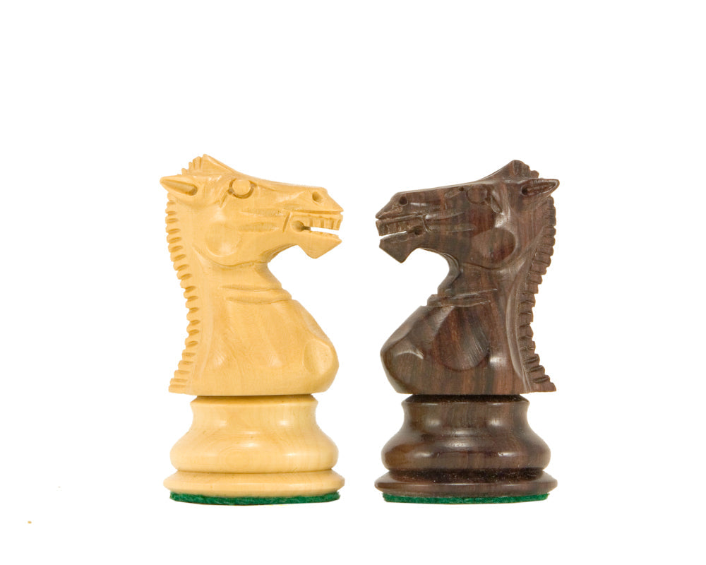 Série Windsor Pièces d'échecs en bois de rose Staunton 3 pouces