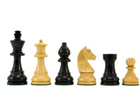 Pièces d’échecs Staunton ébonisées - Cavalier tête inclinée - 8,3 cm