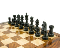Pièces d’échecs Staunton ébonisées - Cavalier tête inclinée - 8,3 cm