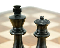 Pièces d’échecs Staunton ébonisées - Cavalier tête inclinée - 8,3 cm