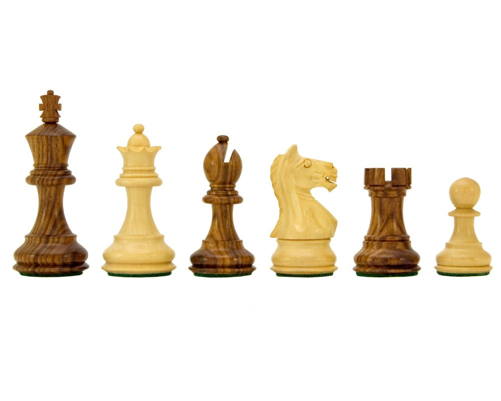 Fierce Knight Sheesham Staunton Chessmen 3 Inches Including Case (chevalier féroce, échecs en sheesham Staunton)