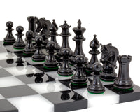 Corinthian Tres Corone — Pièces d’échecs de luxe — 6,4 cm