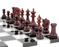 Corinthian Tres Corone — Pièces d’échecs de luxe — 6,4 cm