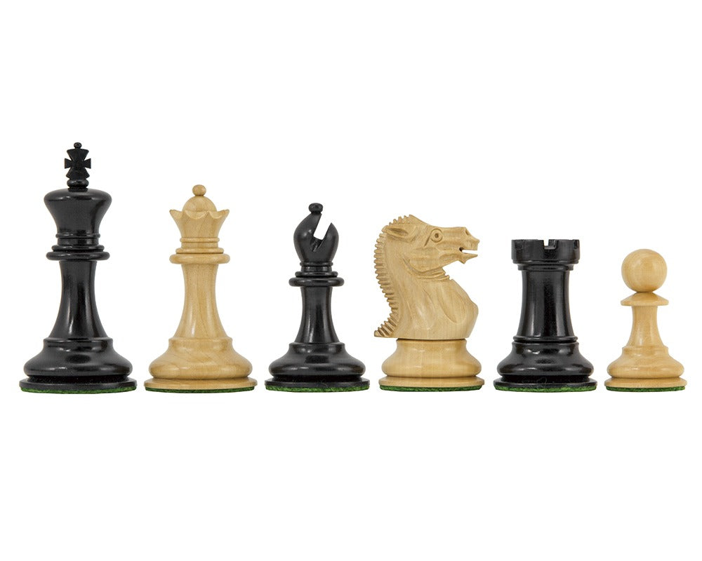 Pièces d'échecs Highgrove Series Ebonised Staunton 3 Inches