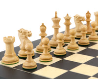 Série Highgrove — Pièces d’échecs Staunton ébonisées — 7,6 cm