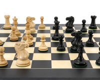 Série Highgrove — Pièces d’échecs Staunton ébonisées — 7,6 cm