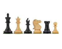 Série Highgrove — Pièces d’échecs Staunton ébonisées — 7,6 cm