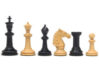 Bath Series Classic — Pièces d’échecs Staunton en ébène — 10,8 cm