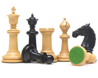 Bath Series Classic — Pièces d’échecs Staunton en ébène — 10,8 cm