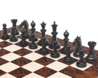 Bath Series Classic — Pièces d’échecs Staunton en ébène — 10,8 cm