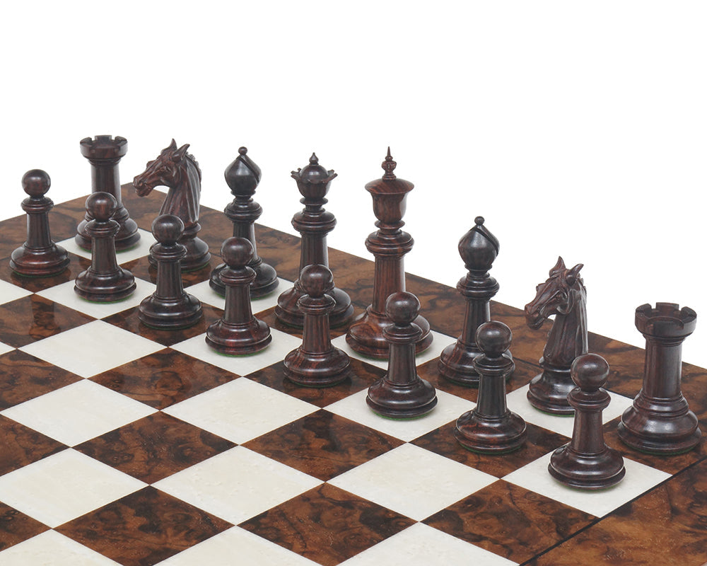 Classic Staunton Rosewood Bath Series Chess Men 4.25 Inches
