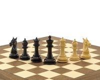 Columbus Series — Pièces d’échecs en ébène — 10,2 cm