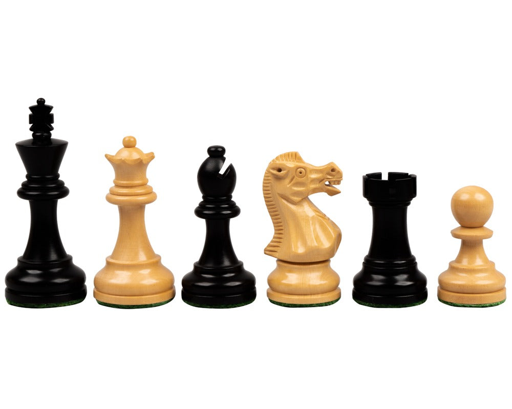 Executive Staunton Ebonised Chess Men 3 Inches